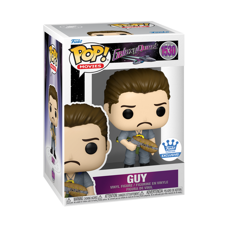 Funko Pop! Movies Galaxy Quest Guy Fleegman figure from Shak's Pop Shop, showing the character with detailed costume and pose.
