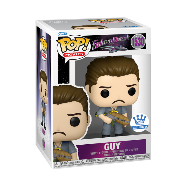 Funko Pop! Movies Galaxy Quest Guy Fleegman figure from Shak's Pop Shop, showing the character with detailed costume and pose.