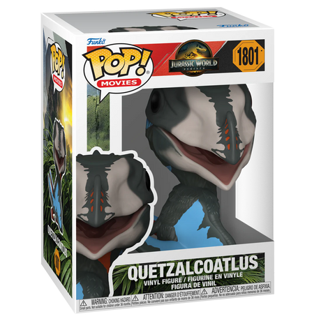 Funko Pop! Jurassic World Rebirth Quetzalcoatlus figure, collectible toy with detailed dinosaur design.