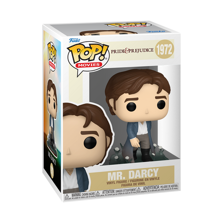 Funko Pop! Movies Mr. Darcy figure from Pride and Prejudice, collectible vinyl toy by Shak's Pop Shop, featuring detailed character design.