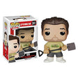 Funko Pop! Movies Shaun of the Dead Ed figure with box imperfection, collectible toy from Shak's Pop Shop.