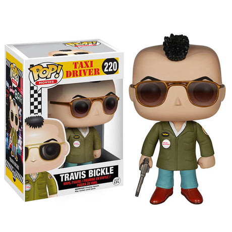 Funko Pop! Movies: Taxi Driver Travis Bickle figure with box imperfection, collectible vinyl figure from Shak's Pop Shop