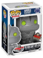 Funko Pop! Movies: The Iron Giant with Car figure, collectible toy featuring The Iron Giant character and a small car.