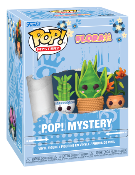 Funko Pop! Mystery figure of Flora from Shak's Pop Shop, stylized vinyl collectible with vibrant colors and detailed design.