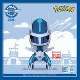 Funko Pop! 10-inch Dialga Pokémon figure, exclusive for 2024 NYCC, featuring detailed design and vibrant colors.