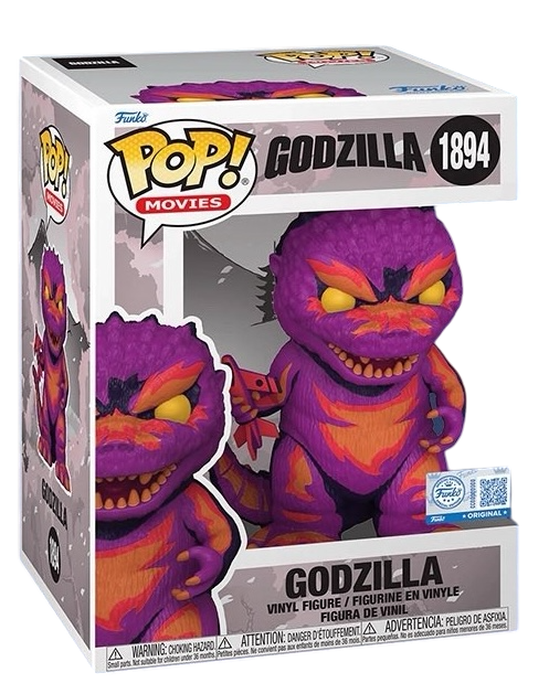 Funko Pop! Premium Godzilla figure in Retro Futurism style, collectible toy from the special edition series.