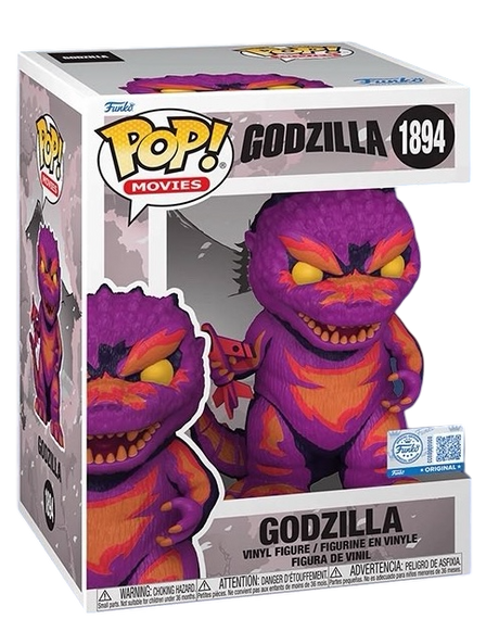 Funko Pop! Premium Godzilla figure in Retro Futurism style, collectible toy from the special edition series.