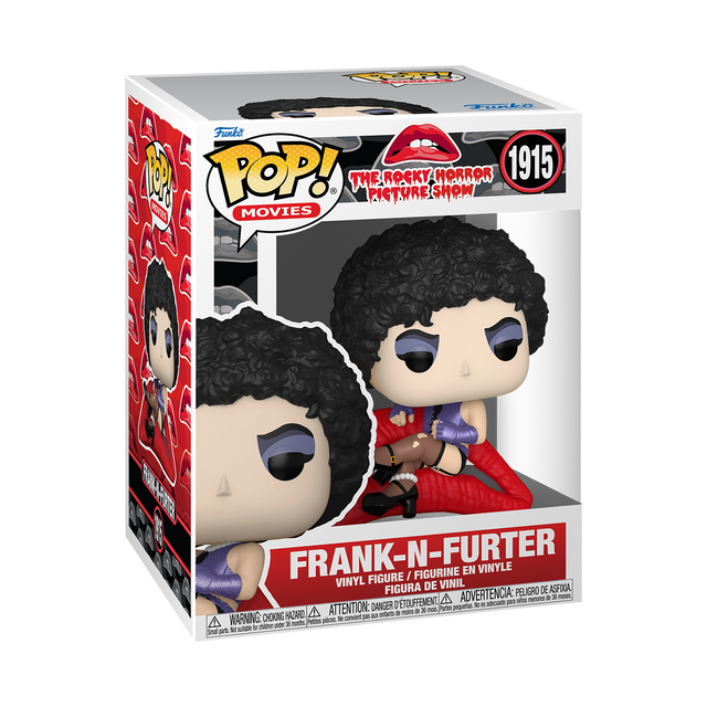 Funko Pop! Premium figure of Frank-N-Furter from Rocky Horror Picture Show, collectible toy by Shak's Pop Shop.