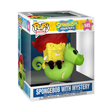 Funko Pop! Rides Spongebob Squarepants figure with mystery accessory, collectible vinyl toy from Shak's Pop Shop.