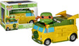 Funko Pop! Rides Teenage Mutant Ninja Turtles Turtle Van figure with box imperfection, collectible toy from Shak's Pop Shop