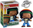 Funko Pop! Rocks Reggae Rasta figure by Shak's Pop Shop, featuring a colorful Rasta-themed character with a vibrant hairstyle.