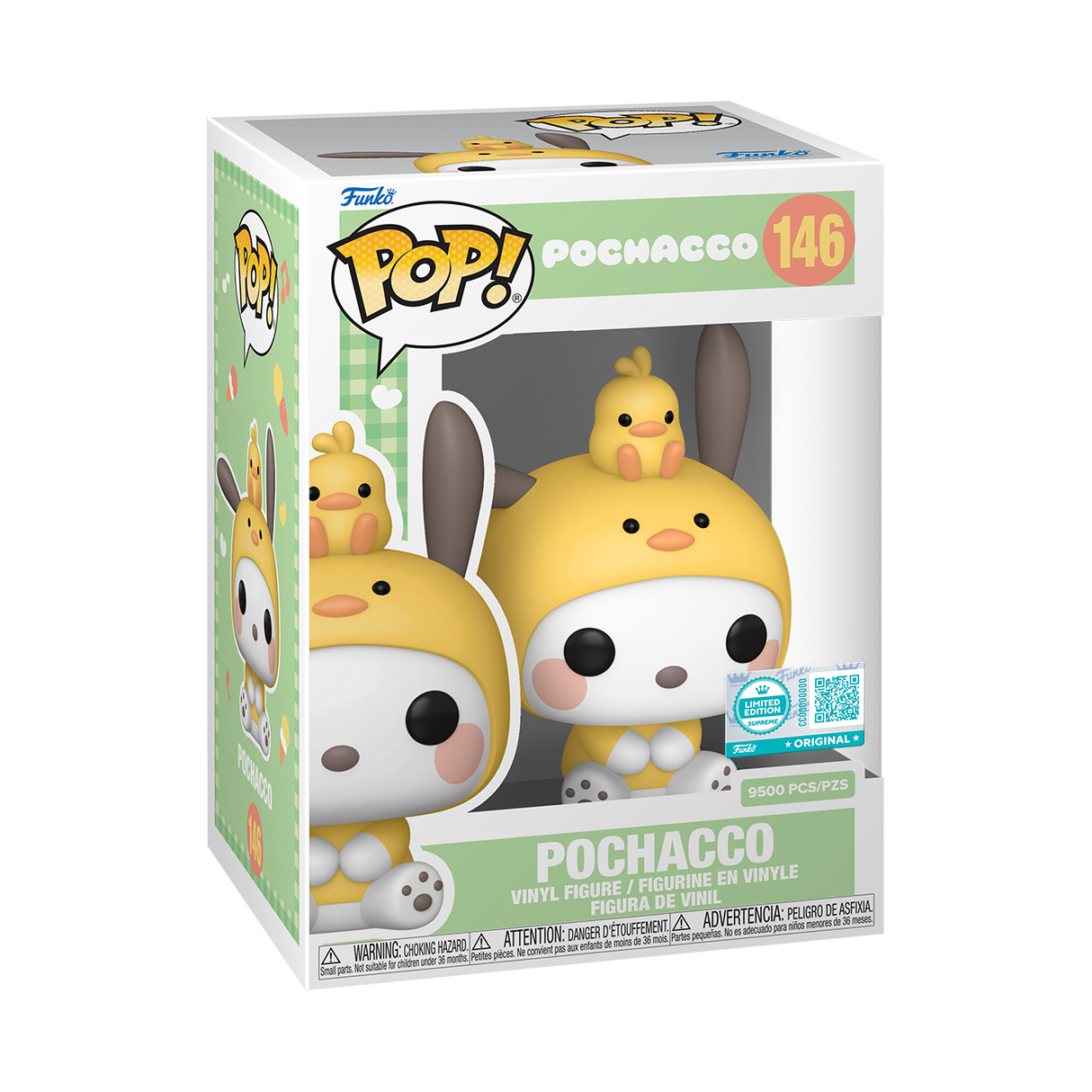 Funko Pop! Sanrio Pochacco figure from Shak's Pop Shop, LE 9,500 Funko Supreme Edition, Target exclusive collectible toy