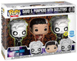 Funko Pop! Saturday Night Live David S. Pumpkins with Skeletons figure, glow-in-the-dark, exclusive collectible from Shak's Pop Shop.