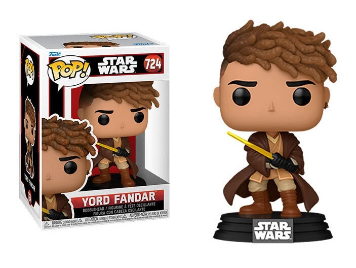 Funko Pop! figure of Yord Fandar from Star Wars Acolyte, collectible vinyl toy with detailed character design.