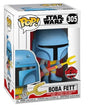 Funko Pop! Star Wars Boba Fett (Animated) figure with box imperfection, from Shak's Pop Shop, collectible Star Wars vinyl toy.