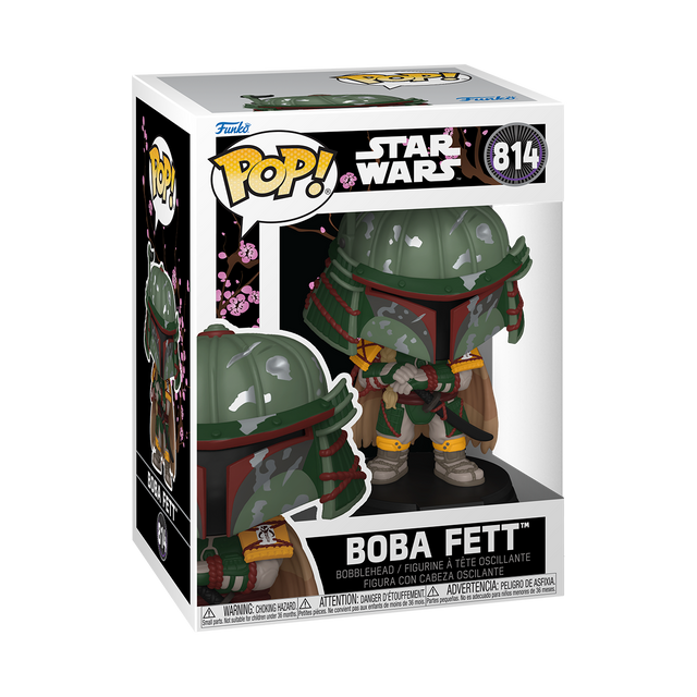 Funko Pop! Star Wars Impressions Boba Fett vinyl figure with detailed helmet and armor, collectible toy from Shak's Pop Shop
