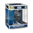 Funko Pop! Star Wars: The Mandalorian with Grogu in Imperial Remnant AT-RT figure, featuring detailed character design and vibrant colors