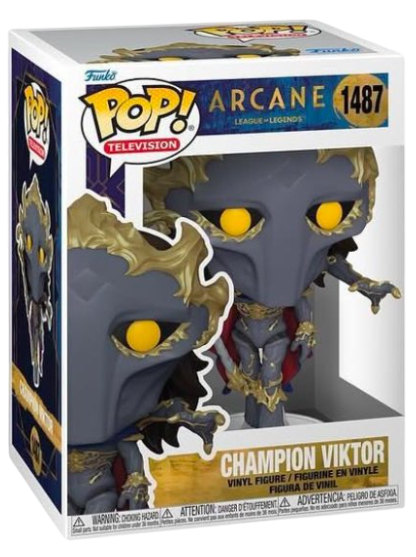 Funko Pop! figure of Viktor from Arcane League of Legends, collectible toy with detailed character design, from Shak's Pop Shop