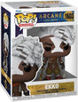 Funko Pop! figure of Ekko from Arcane League of Legends, featuring stylized vinyl toy with detailed character design.