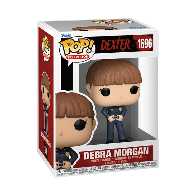 Funko Pop! Television Debra Morgan figure from Dexter series, collectible vinyl toy with detailed character design