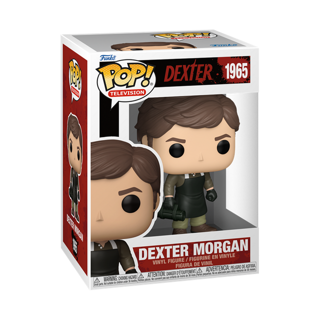 Funko Pop! Television Dexter: Dexter Morgan figure from Shak's Pop Shop, featuring Dexter in his signature style and pose.