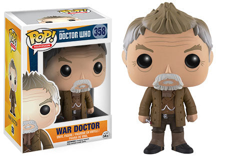 Funko Pop! Television Doctor Who War Doctor figure featuring detailed design and vibrant colors, collectible toy from Shak's Pop Shop