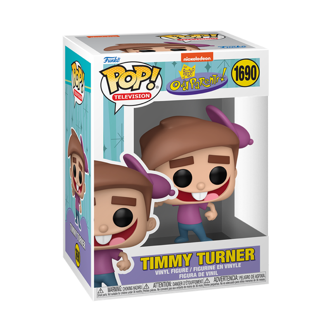 Funko Pop! Television: Fairly Odd Parents Timmy Turner figure from Shak's Pop Shop, featuring Timmy with his signature outfit.