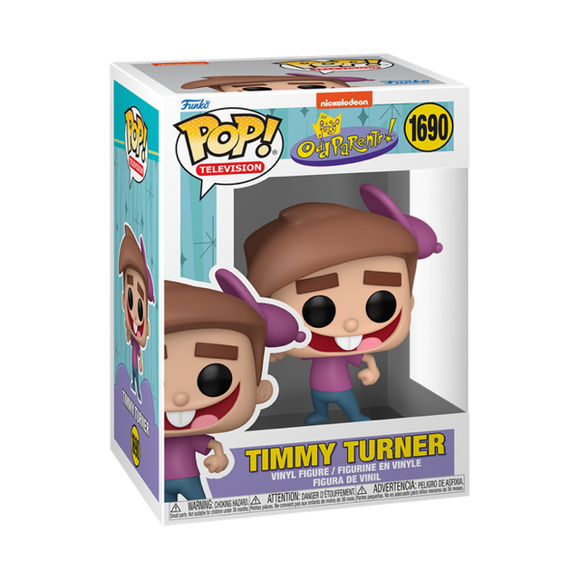Funko Pop! Television: Fairly Odd Parents Timmy Turner figure from Shak's Pop Shop, featuring Timmy with his signature outfit.