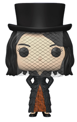Funko Pop! Television April Ludgate from Parks and Recreation in prom outfit, 2024 NYCC shared exclusive, with collectible box.