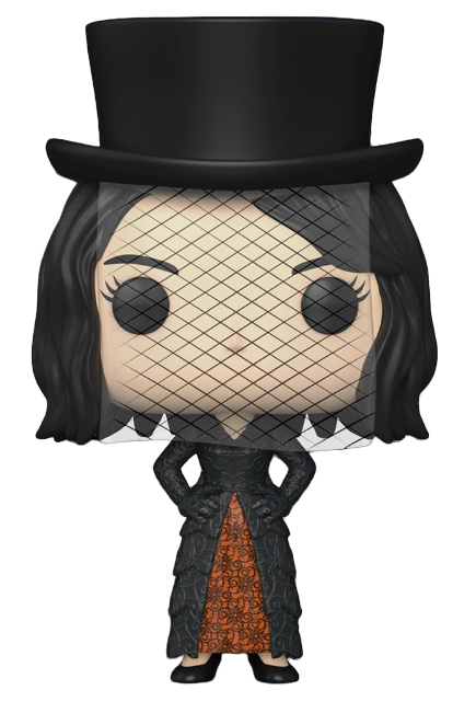 Funko Pop! Television April Ludgate from Parks and Recreation in prom outfit, 2024 NYCC shared exclusive, with collectible box.