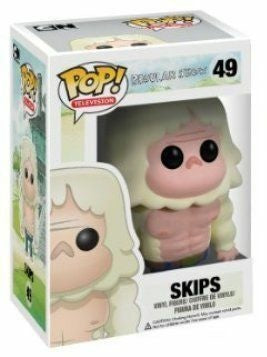 Funko Pop! figure of Skips from Regular Show, collectible vinyl toy with detailed features, part of the Funko Pop! Television series.