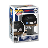 Funko Pop! Television Shorsey Referee figure from Shak's Pop Shop, featuring a cartoon-style referee with a whistle and striped uniform.