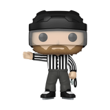 Funko Pop! Television Shorsey Referee figure from Shak's Pop Shop, featuring a cartoon-style referee with a whistle and striped uniform.