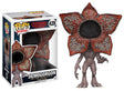 Funko Pop! Stranger Things Demogorgon figure with box imperfection, collectible toy in detailed Demogorgon costume.