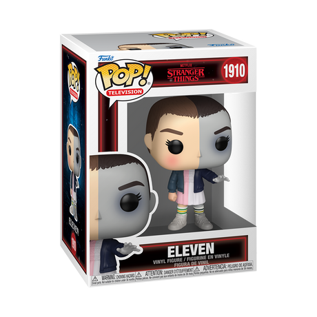 Funko Pop! Television Stranger Things Eleven (Split) figure, collectible vinyl toy with detailed character design from Shak's Pop Shop