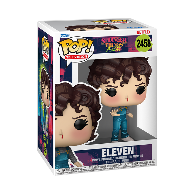 Funko Pop! figure of Eleven from Stranger Things Tales from '85, collectible toy with detailed character design.