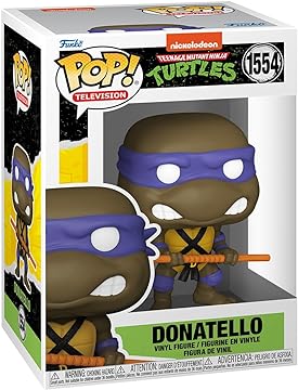 Funko Pop! television figure of Donatello from Teenage Mutant Ninja Turtles, collectible toy by Shak's Pop Shop.