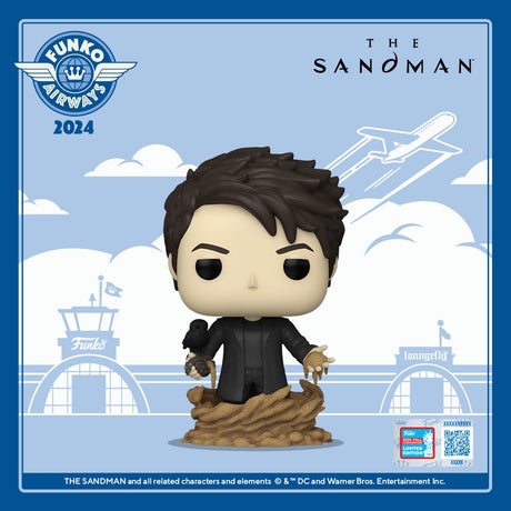 Funko Pop! Television The Sandman Dream figure with sand pouch, exclusive NYCC 2024 shared collectible in original box.