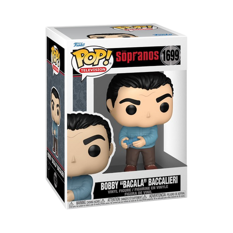 Funko Pop! figure of Bobby “Bacala” Baccaleri from The Sopranos, collectible toy with detailed character design.