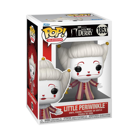 Funko Pop! Television: Welcome to Derry Little Periwinkle figure from Shak's Pop Shop, featuring a stylized character with colorful details.
