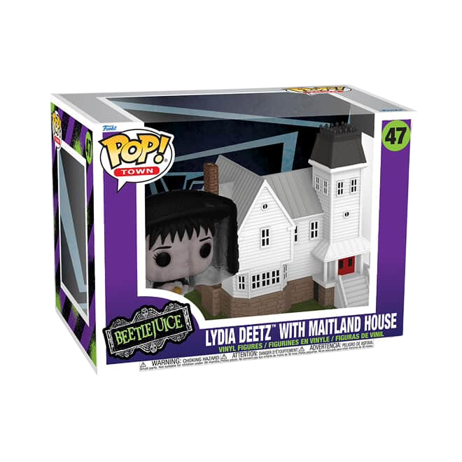 Funko Pop! Lydia Deetz with Maitland House from Beetlejuice, collectible vinyl figure in detailed design