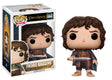 Funko Pop! figure of Frodo Baggins from Lord of the Rings, collectible toy by Shak's Pop Shop, featuring Frodo in detailed costume.
