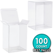 Shak's Pop Shop branded 4-inch Funko Pop! protector, 0.50mm thick, 100-pack, for safeguarding collectible figures