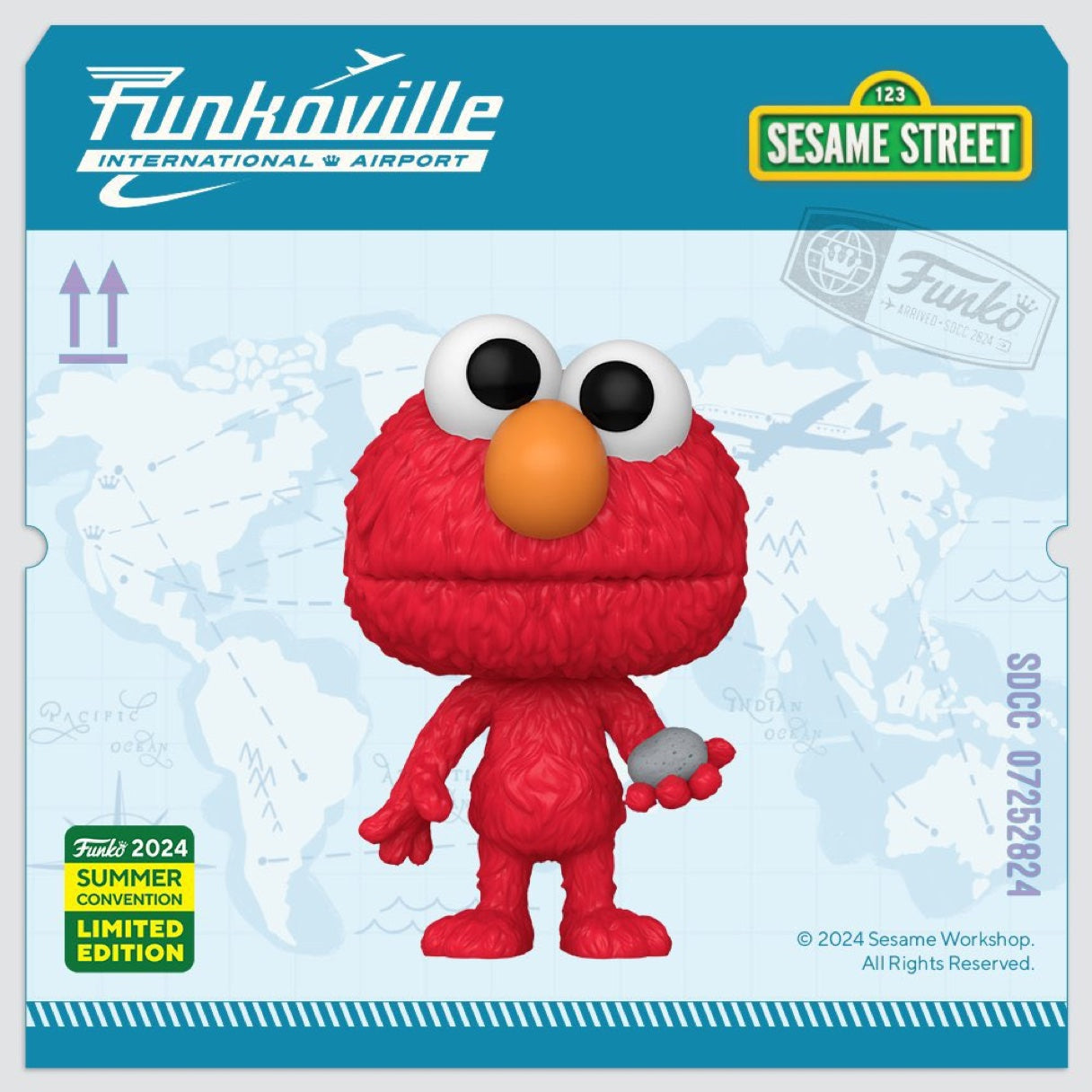 Funko Pop! Sesame Street: Elmo With Rocco (2024 SDCC Shared Exclusive)