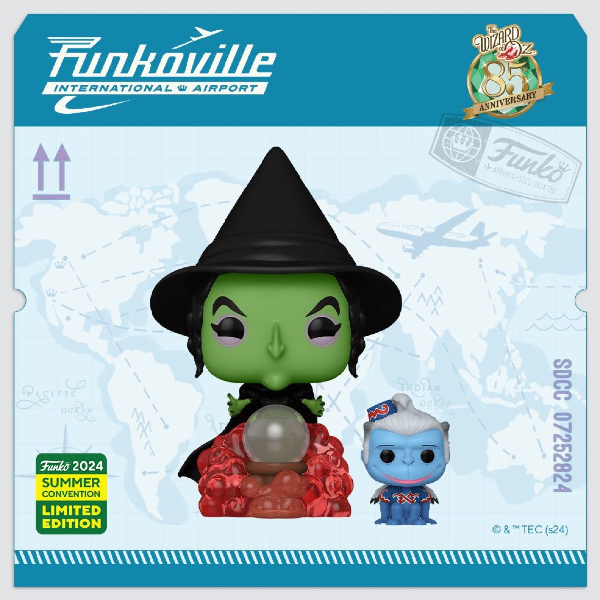 Funko Pop! Movies Wizard Of Oz Wicked Witch With Winged Monkey (2024