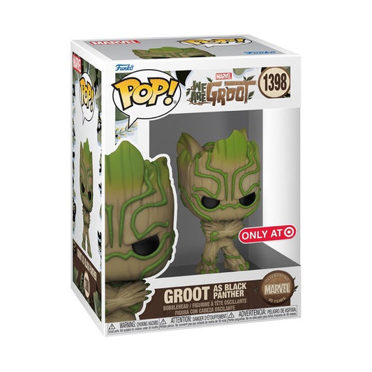 Funko Pop! Marvel: We Are Groot: Groot As Black Panther (Target Exclusive)
