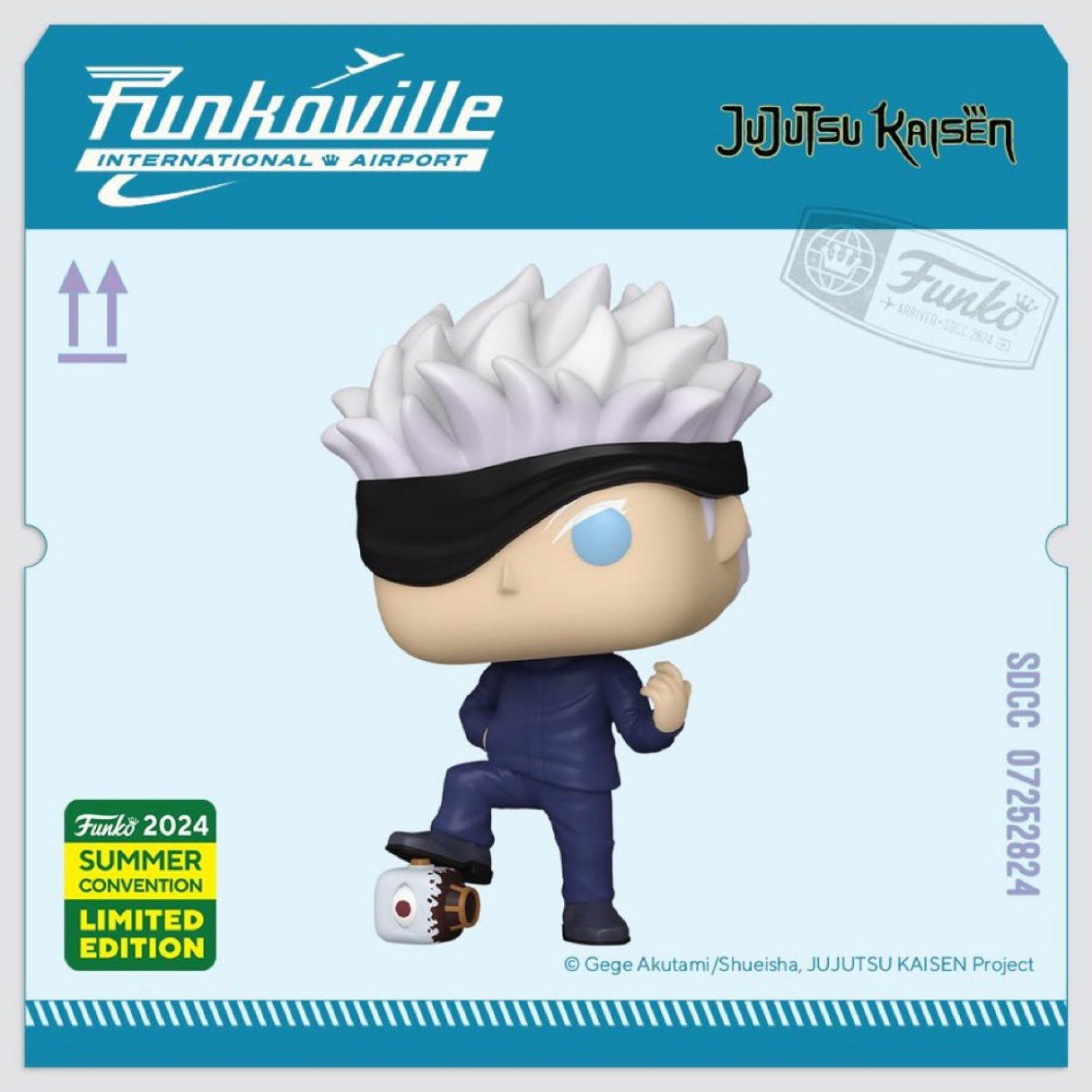 Funko Pop! Animation Jujutsu Kaisen Satoru Gojo Standing On Jogo (20