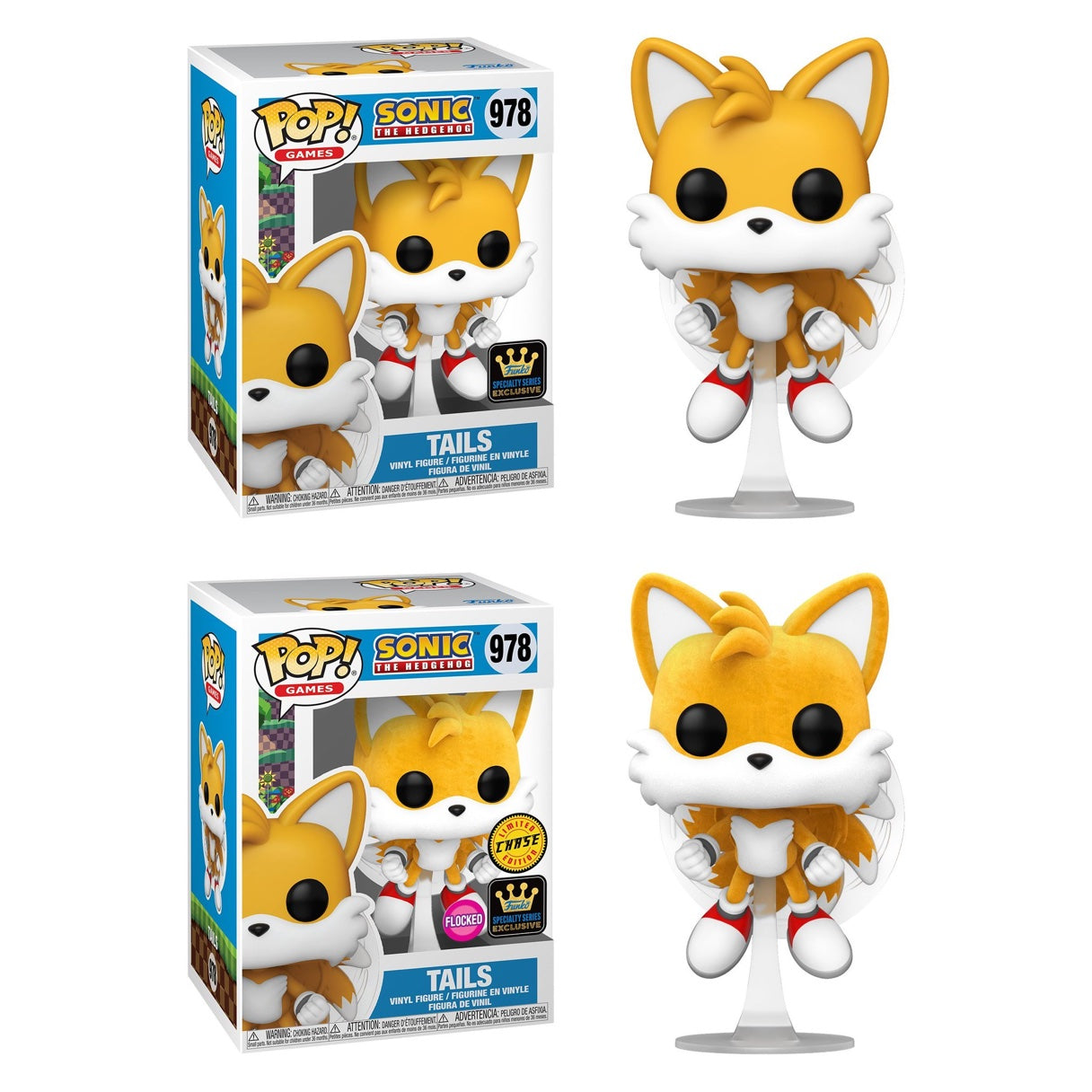 Funko Pop! Games: Sonic The Hedgehog: Tails (Specialty Series Exclusive)