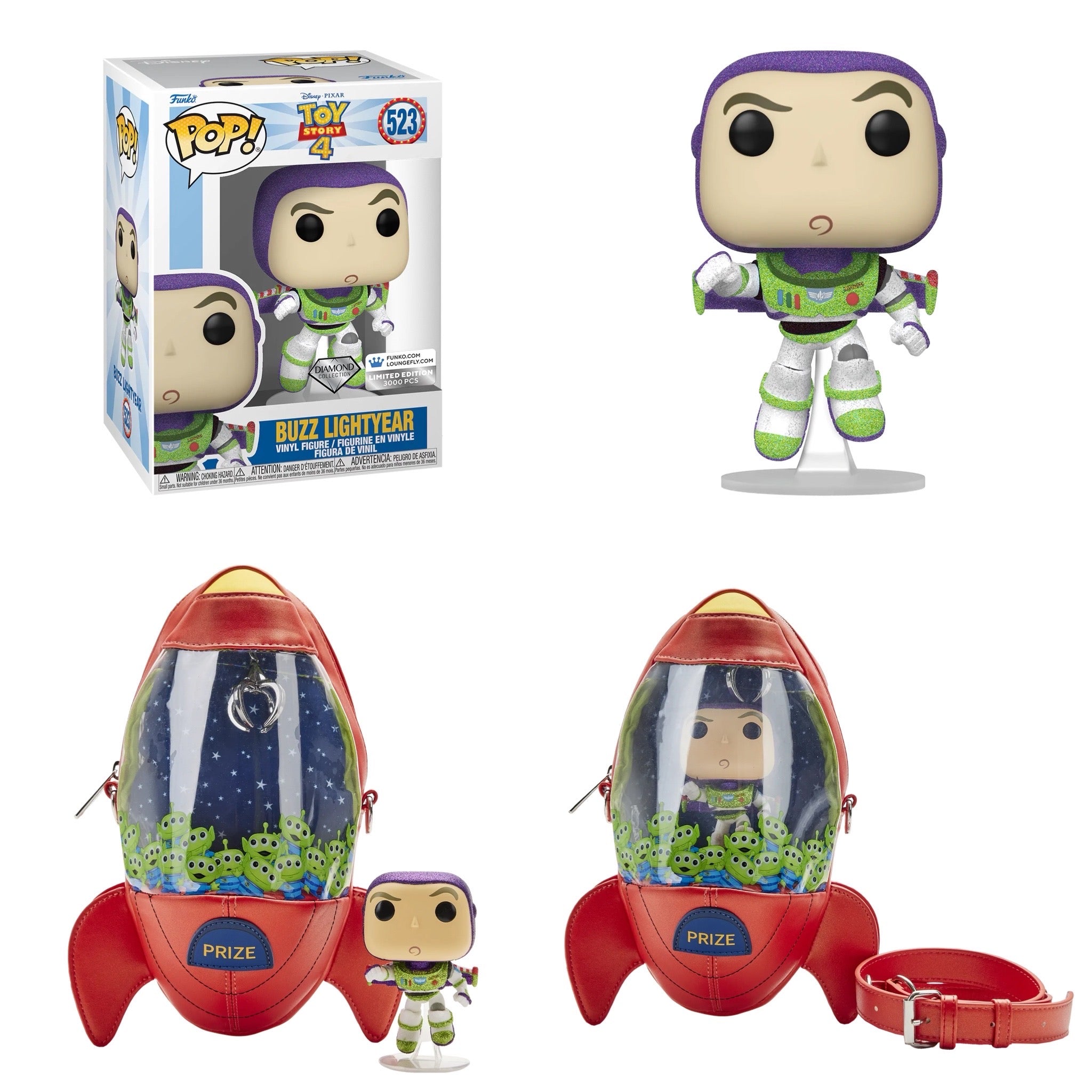 Funko Pop Buzz store Lightyear Diamond Funko Exclusive 3,000 PCs LE POP ONLY