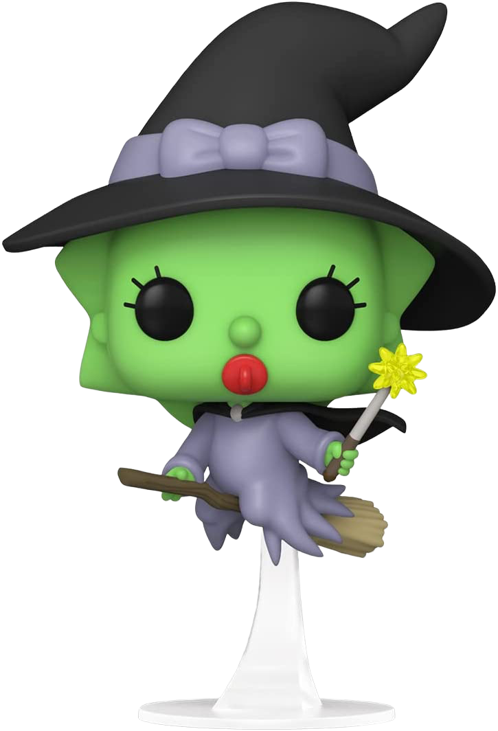 Funko Pop! Television: The Simpsons Halloween: Witch Maggie (Glow) (Amazon Exclusive)